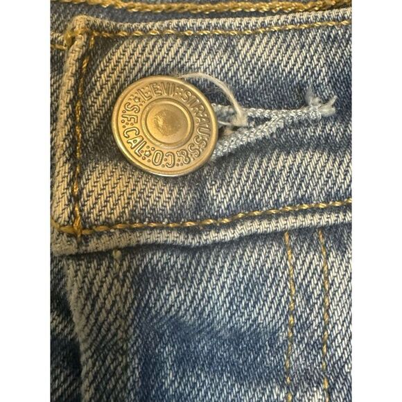 Vintage Levi’s 501 S Jeans 29X28  Big E Denim Jeans Button Fly Distressed Retro - Picture 8 of 15
